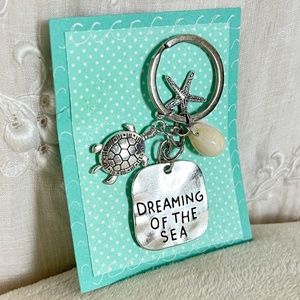 New "Sea & Turtle" Handmade Key Chain